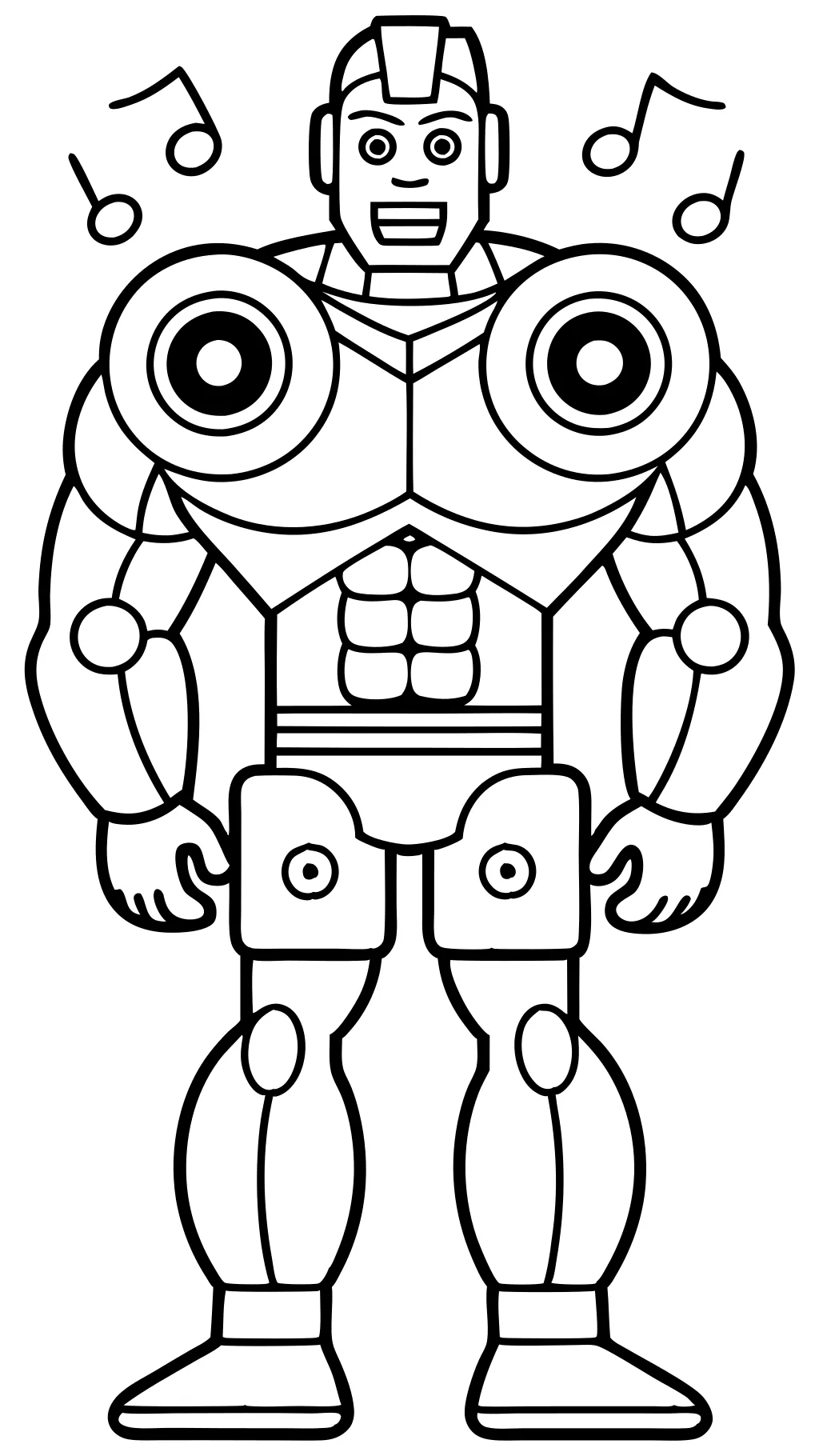 upgraded titan speaker man coloring page